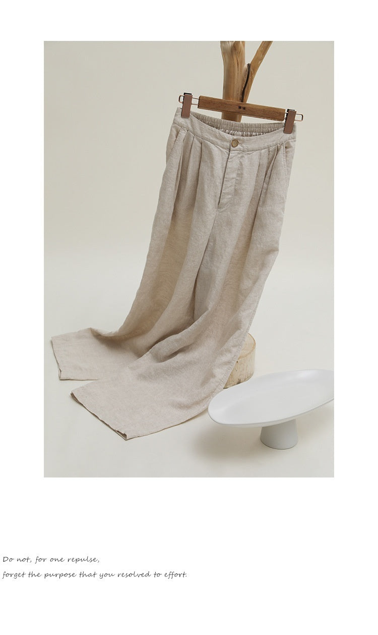 Pantalon Long en Lin 100 % Naturel