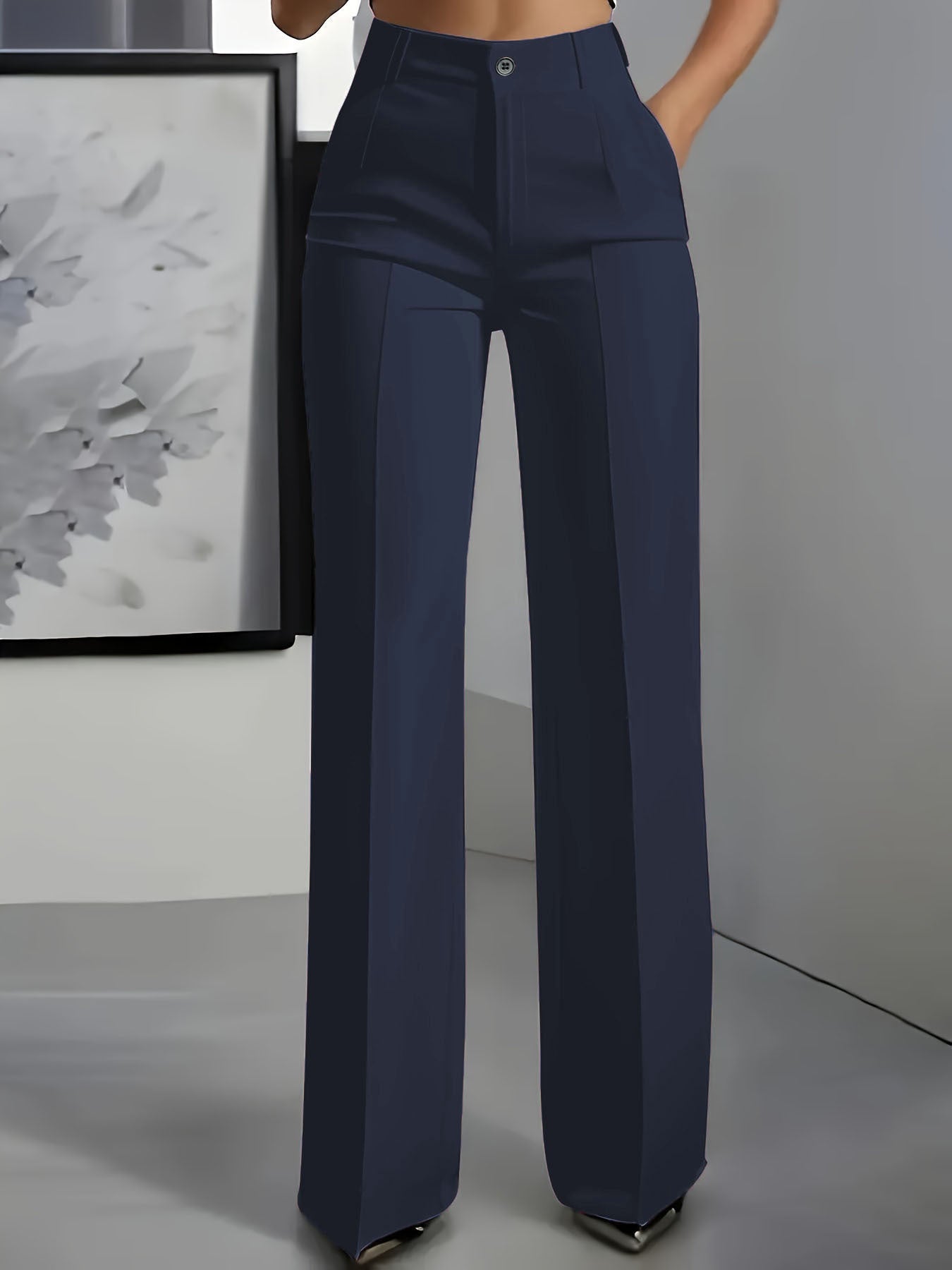 Pantalon Élastique Élégance Moderne
