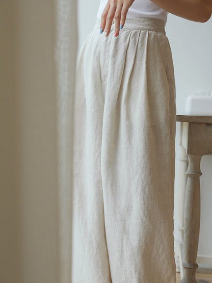 Pantalon Long en Lin 100 % Naturel