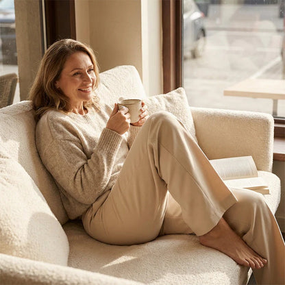 Pantalon Élastique Élégance Moderne